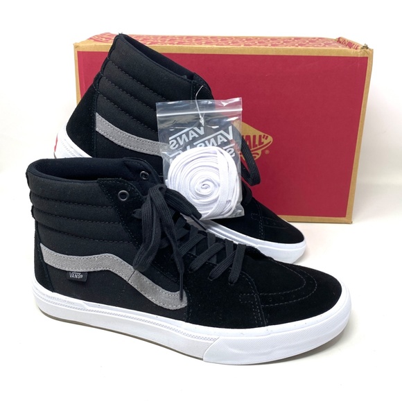 VANS BMX SK8-HI Black Gray Men’s High Top Suede Canvas Sneakers Size VN0A5JIQ9BG - Picture 6 of 10